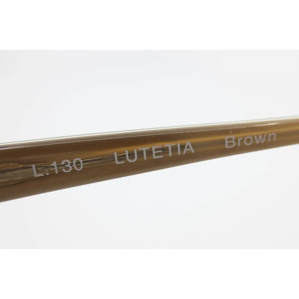 Ellen Tracy Lutetia Brown Eyeglass Frames Oval Designer Glasses 50-17-130 L.130